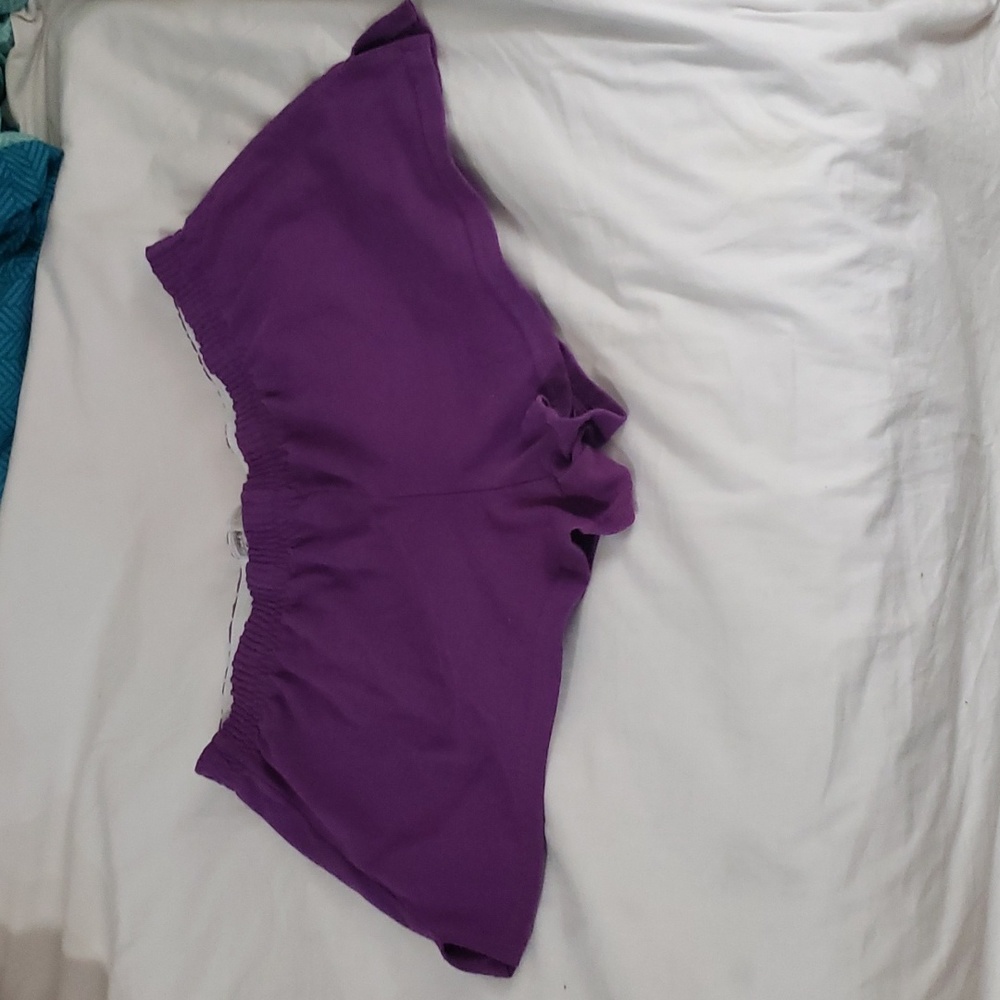 Purple Soffe shorts